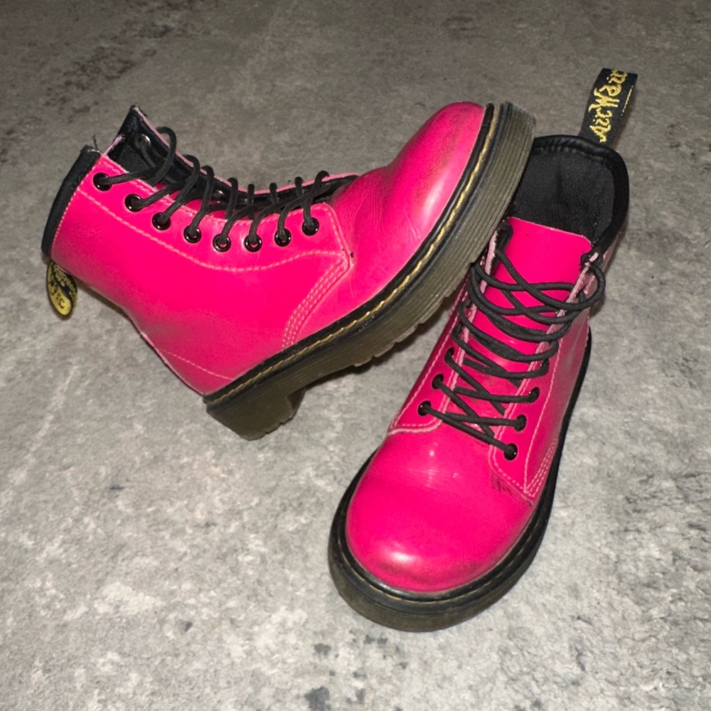 Dr. Martens Kid’s Classic Pink Boots
